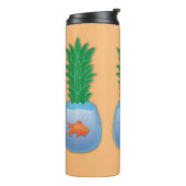 ananas visthermale trommel thermosbeker (Gedraaid links)
