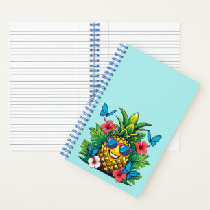 Ananas Vlinder Hibiscus Vibes Notitieboek