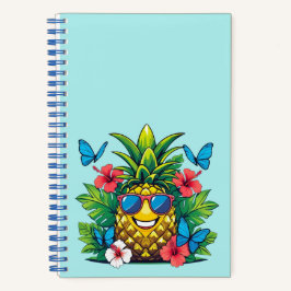 Ananas Vlinder Hibiscus Vibes Notitieboek