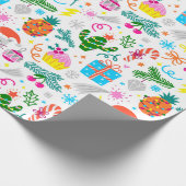 ananas voor kerstcadeautjes cadeaupapier (Hoek)