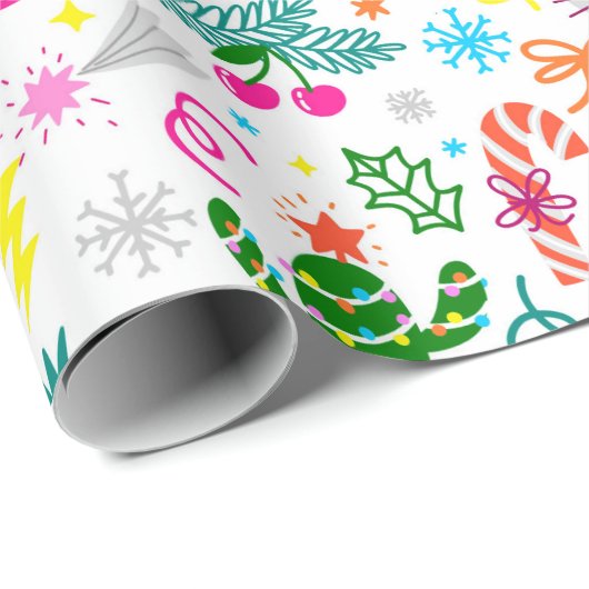 ananas voor kerstcadeautjes cadeaupapier (Rol Hoek)