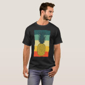 ananas voor mannen Pineapple Hawaiian Summer T-shirt (Voorkant volledig)