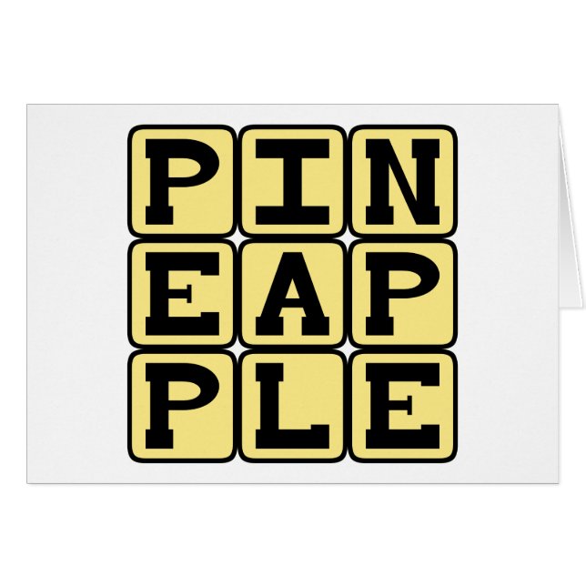 ananas, vruchten (Voorkant Horizontaal)