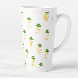ananas Vruchtenpatroon Latte Mok