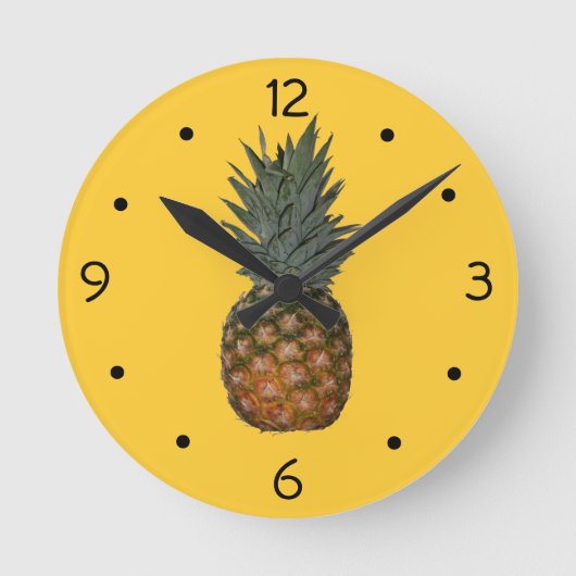 Ananas wandklok (Voorkant)