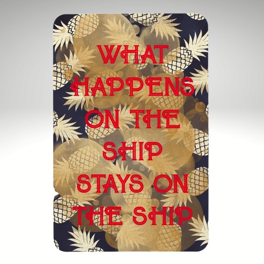 Ananas wat er gebeurt op schepen die op het schip magneet