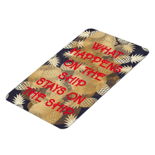 Ananas wat er gebeurt op schepen die op het schip  magneet (Linkerzijde)