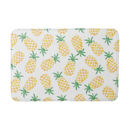 Ananas waterverf badmat