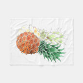 Ananas, waterverf. fleece deken (Voorkant (Horizontaal))