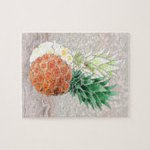 Ananas, waterverf. legpuzzel (Horizontaal)