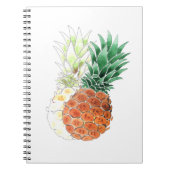 Ananas, waterverf. notitieboek (Voorkant)