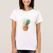 Ananas, waterverf. t-shirt (Voorkant)