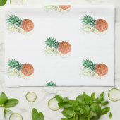 Ananas, waterverf. theedoek (Gevouwen)