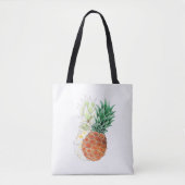 Ananas, waterverf. tote bag (Voorkant)