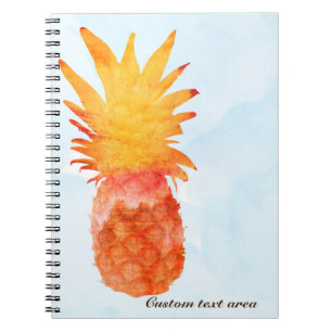 Ananas Waterverf Tropisch Journaal Notitieboek