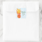Ananas Waterverf Tropisch Luau Feest Stickers (Tas)