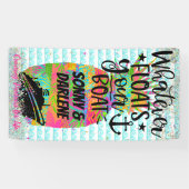 Ananas Welke drijft uw boot Cruise deur Spandoek (Horizontaal)