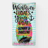 Ananas Welke drijft uw boot Cruise deur Spandoek (Verticaal)