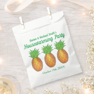 Ananas Welkom Open House Housewarming Party Bedankzakje