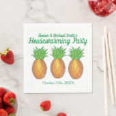 Ananas Welkom Open House Housewarming Party Servet (Insitu)
