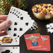 ananas Welkome aangepaste tekstspeelkaarten Pokerkaarten (Insitu)