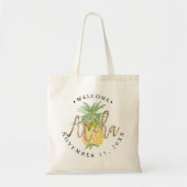  ananas Welkomstcadeau Tote Bag (Voorkant)