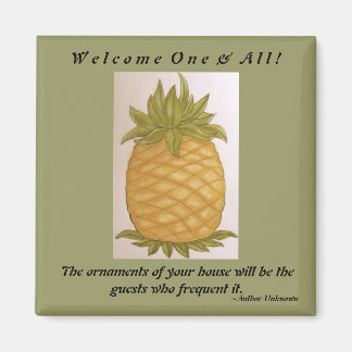 Ananas Welkomstmagneet Magneet
