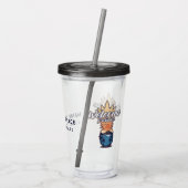 ananas Welkomstteksttumoren Acryl Drinkbeker (Achterkant)