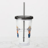 ananas Welkomstteksttumoren Acryl Drinkbeker (Rechts)