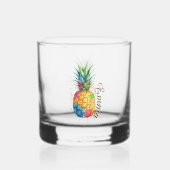 Ananas Whisky Glas (Achterkant)