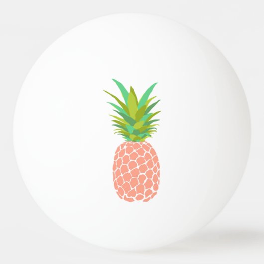 ananas +White Pingpongbal (Voorkant)