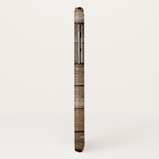 Ananas, Whitewash op hout Case-Mate iPhone Case (Achterkant/links)