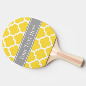Ananas Whockey Moroccan #5 DK Gray Name Monogram Tafeltennisbatje (Zijkant)