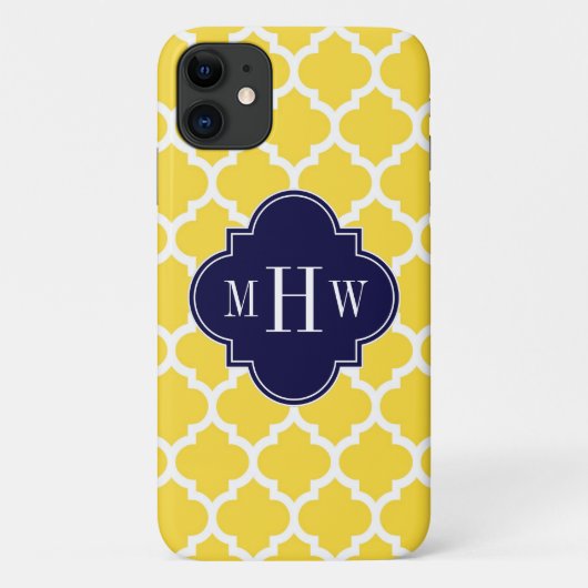 Ananas Whotkus Marokkaanse marinemonogram 3 Initia Case-Mate iPhone Case (Achterkant)