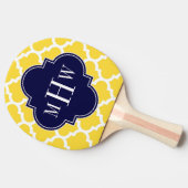 Ananas Whotkus Marokkaanse marinemonogram 3 Initia Tafeltennisbatje (Zijkant)