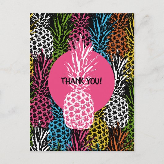 Ananas Wild en Zoet Briefkaart (Voorkant)