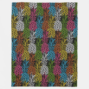 Ananas Wild en Zoet Fleece Deken