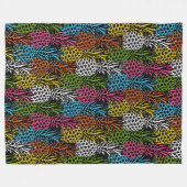 Ananas Wild en Zoet Fleece Deken (Voorkant (Horizontaal))