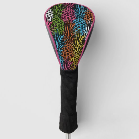 Ananas Wild en Zoet Golfheadcover (Voorkant)