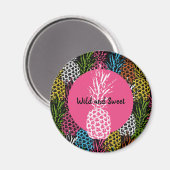 Ananas Wild en Zoet Magneet (Voorkant / Achterkant)