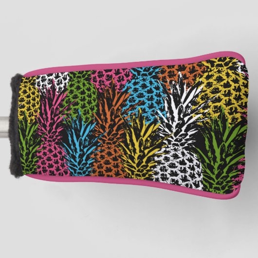 Ananas Wilde en zoete anananas Golfheadcover (Voorkant)