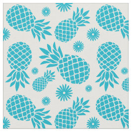 Ananas wit en uw eigen kleur aangepaste patroon stof