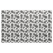 Ananas wit en uw eigen kleur aangepaste patroon stof (Fat Quarter)