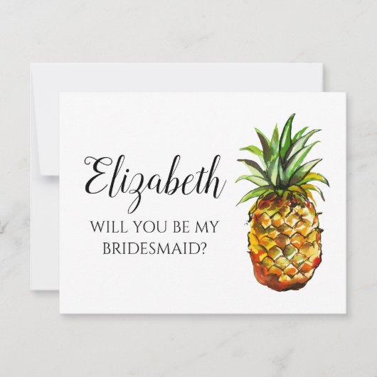 Ananas wordt mijn briefkaart (Voorkant)