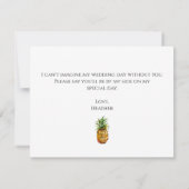 Ananas wordt mijn briefkaart (Achterkant)