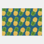 Ananas Wrapping Papier Flat Sheet Set van 3 Inpakpapier Vel (Voorkant 2)