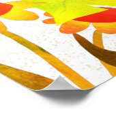 Ananas Zee Floral Poster (Hoek)