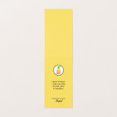 Ananas Zelfgemaakte Bad & Lichaam Label | Label Kaart (Binnenkant ongevouwen)