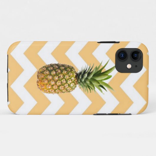 Ananas Zig Zag iPhone 5 Hoesje ™ (Achterkant (horizontaal))