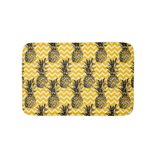 ananas Zigzags Badmat (Voorkant)
